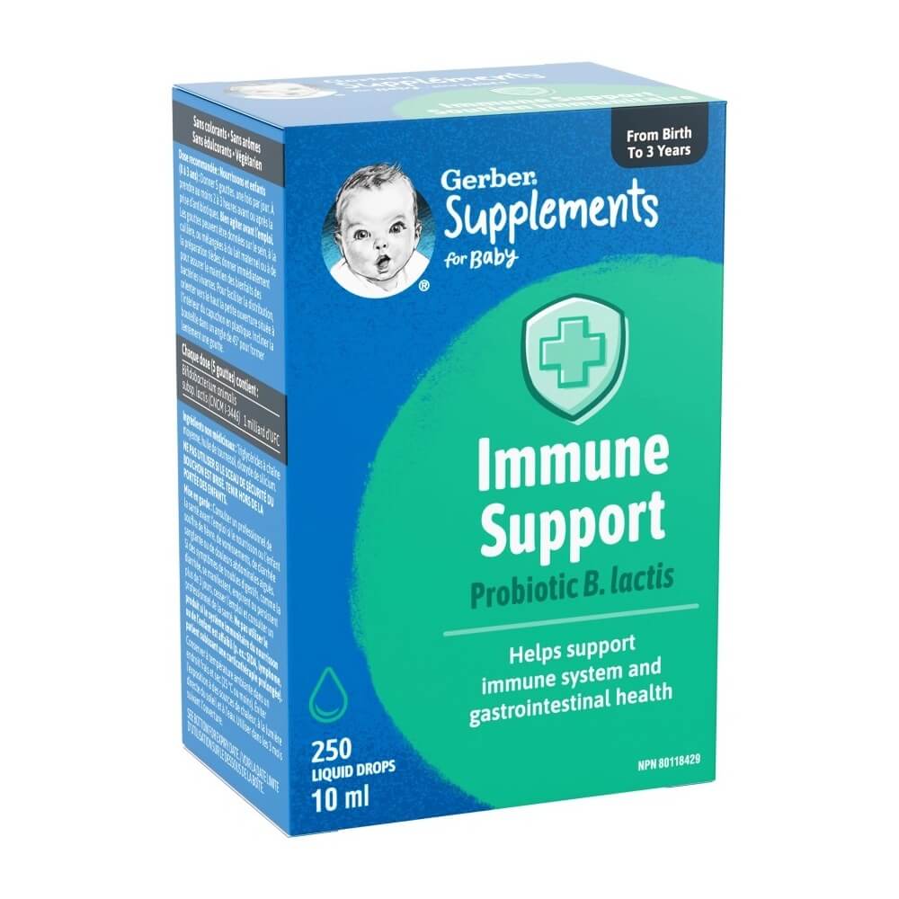 GERBER Supplements, Immune Support Liquid Drops 