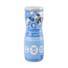 Gerber Blueberry Vanilla Puffs_image 1 Gerber Blueberry Vanilla Puffs_image 1