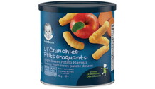 Gerber® P'tits croquantsMC Pomme et patate douce Gerber® P'tits croquantsMC Pomme et patate douce