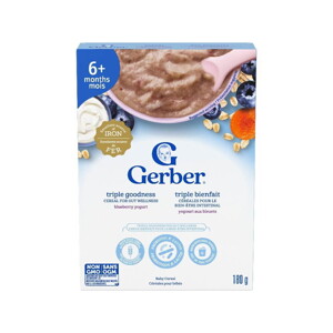 Gerber Blueberry Yogurt Cereal Gerber Blueberry Yogurt Cereal