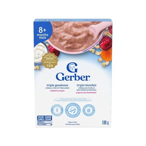Gerber Raspberry Yogurt Cereal Gerber Raspberry Yogurt Cereal