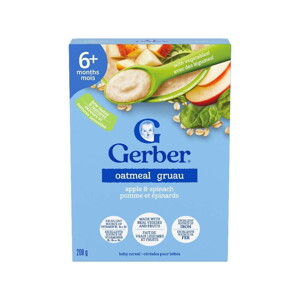 Gerber Oatmeal apple & spinach Gerber Oatmeal apple & spinach