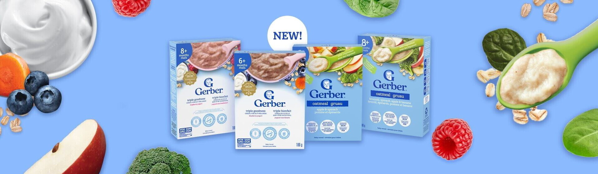 Cereals for babies and toddlers | Gerber® Cereals for babies and toddlers | Gerber®